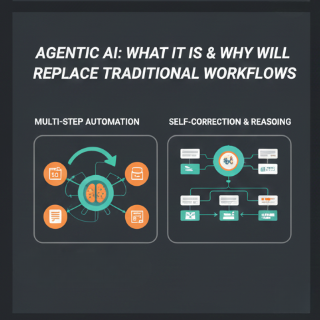 “Agentic AI: What It Is & Why It Will Replace Traditional Workflows”.